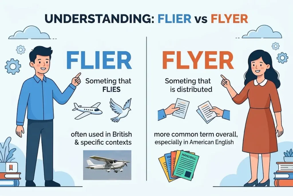 What Fliers vs Flyers Means in Simple English